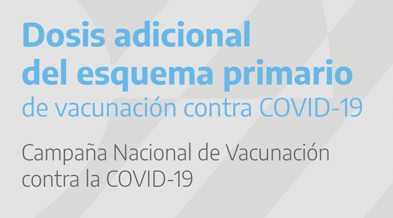 NOVEDAD – Vacuna COVID-19 – Tercera dosis para pacientes inmunosuprimidos