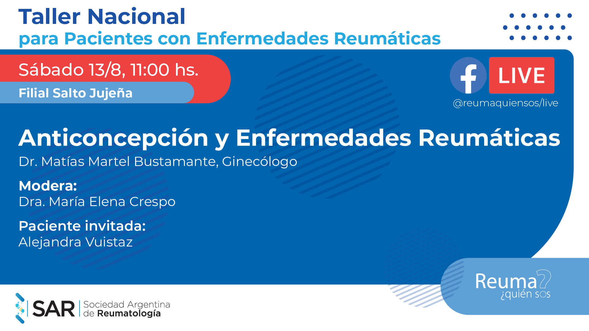 Taller Nacional para Pacientes con Enfermedades Reumatológicas 2022 – Clase Nº 7