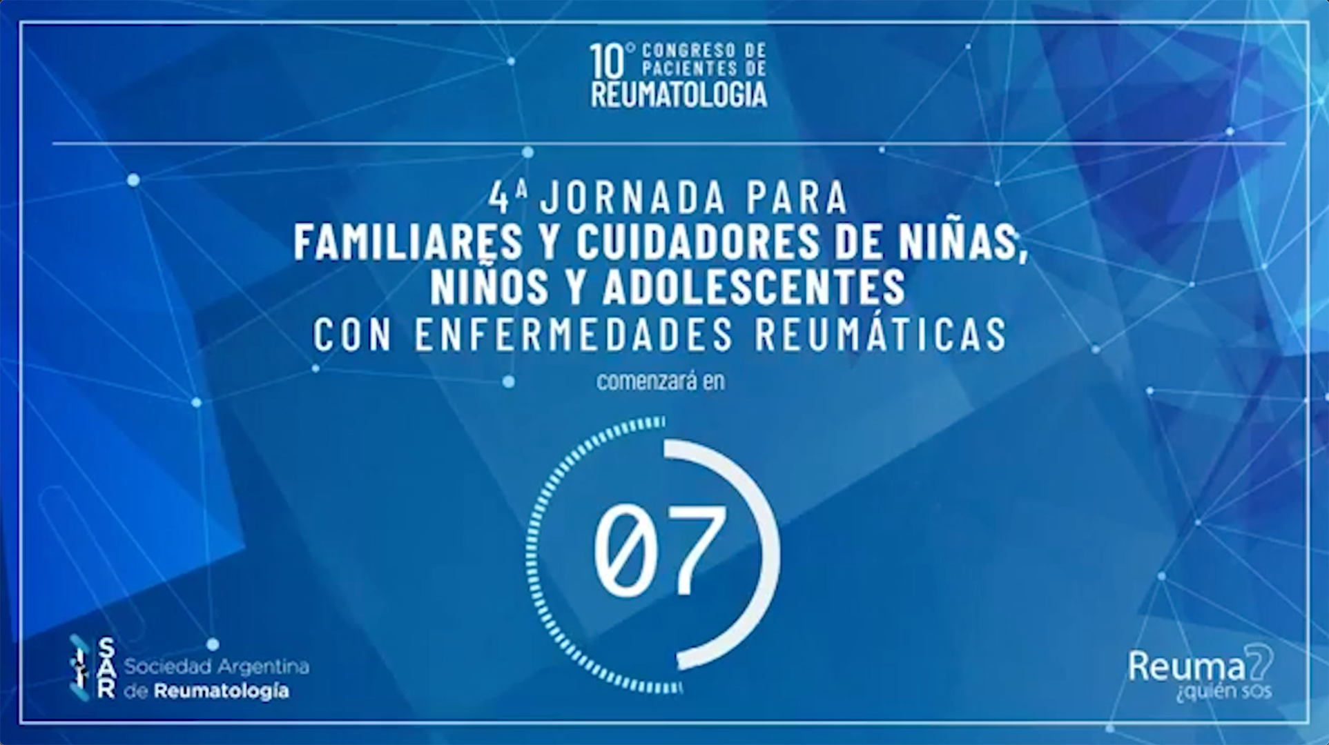 4a Jornada para Familiares y Cuidadores de Niñas, Niños y Adolescentes con Enfermedades Reumáticas