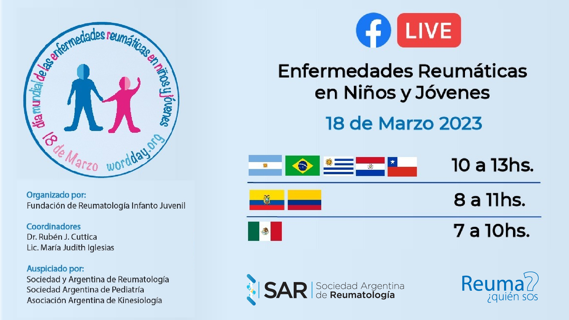 Charla a la comunidad – Día Mundial de las Enfermedades Reumáticas en Niños y Jóvenes