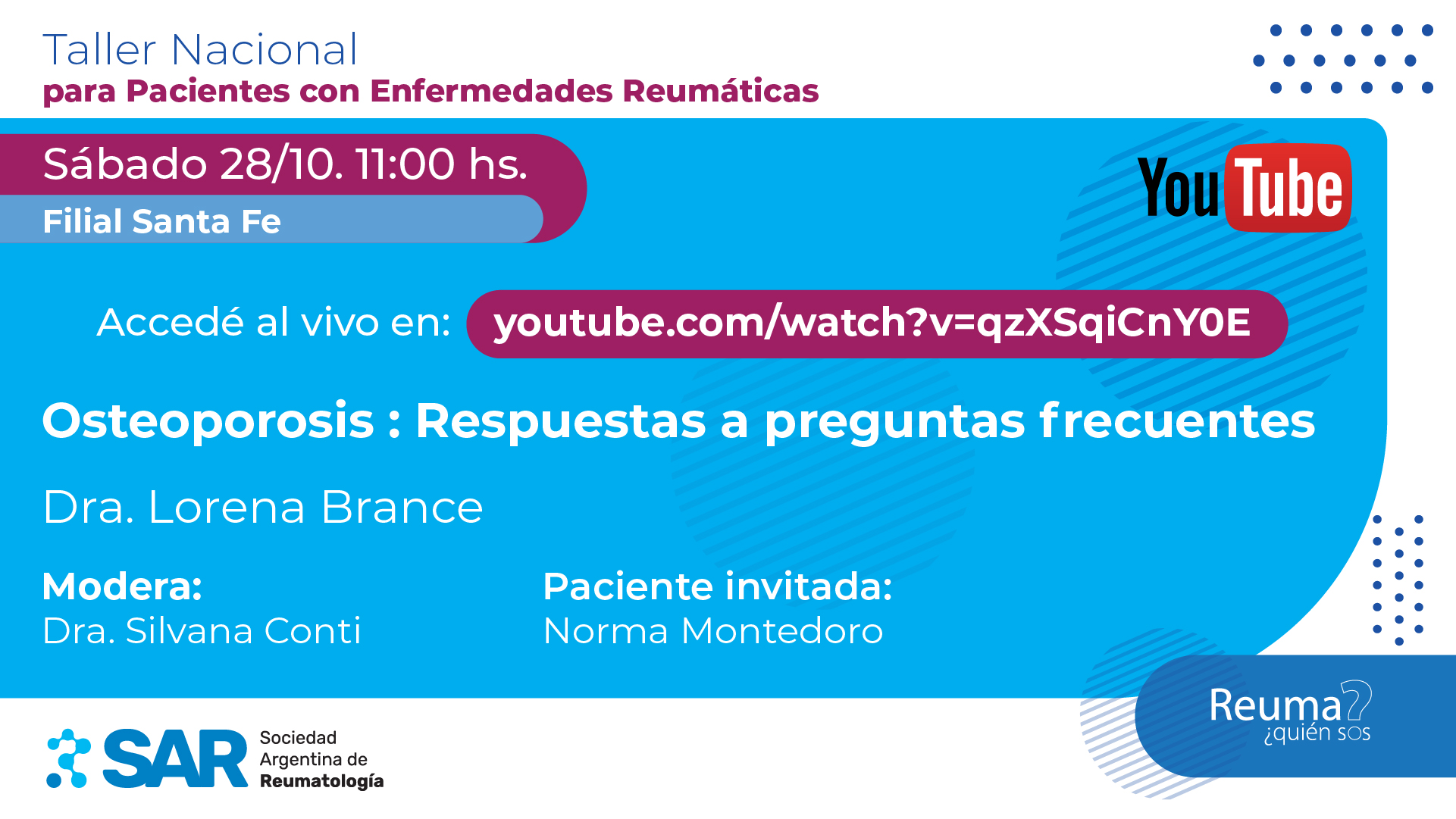 Taller Nacional para Pacientes con Enfermedades Reumatológicas 2023 – Clase Nº 9